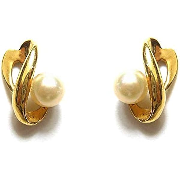 Amazon | 【K18WG 18金】ピアス【ダイヤモンド】アクセサリー